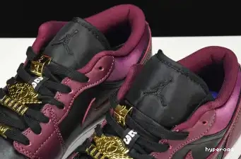Hyperoad Dark Jordan 1 Beetroot Black Low 0630